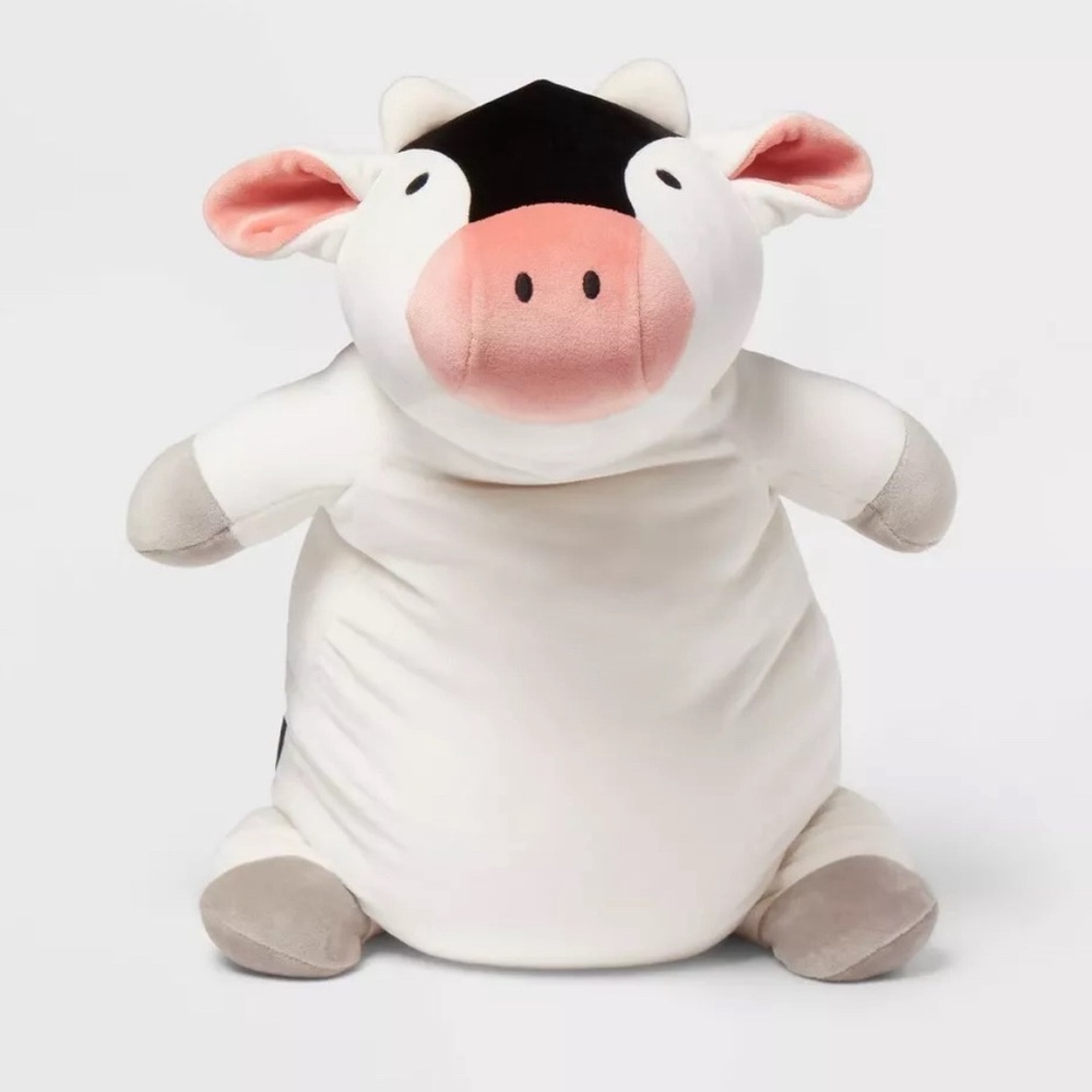 Pillowfort weighted plush sensory cow nwt